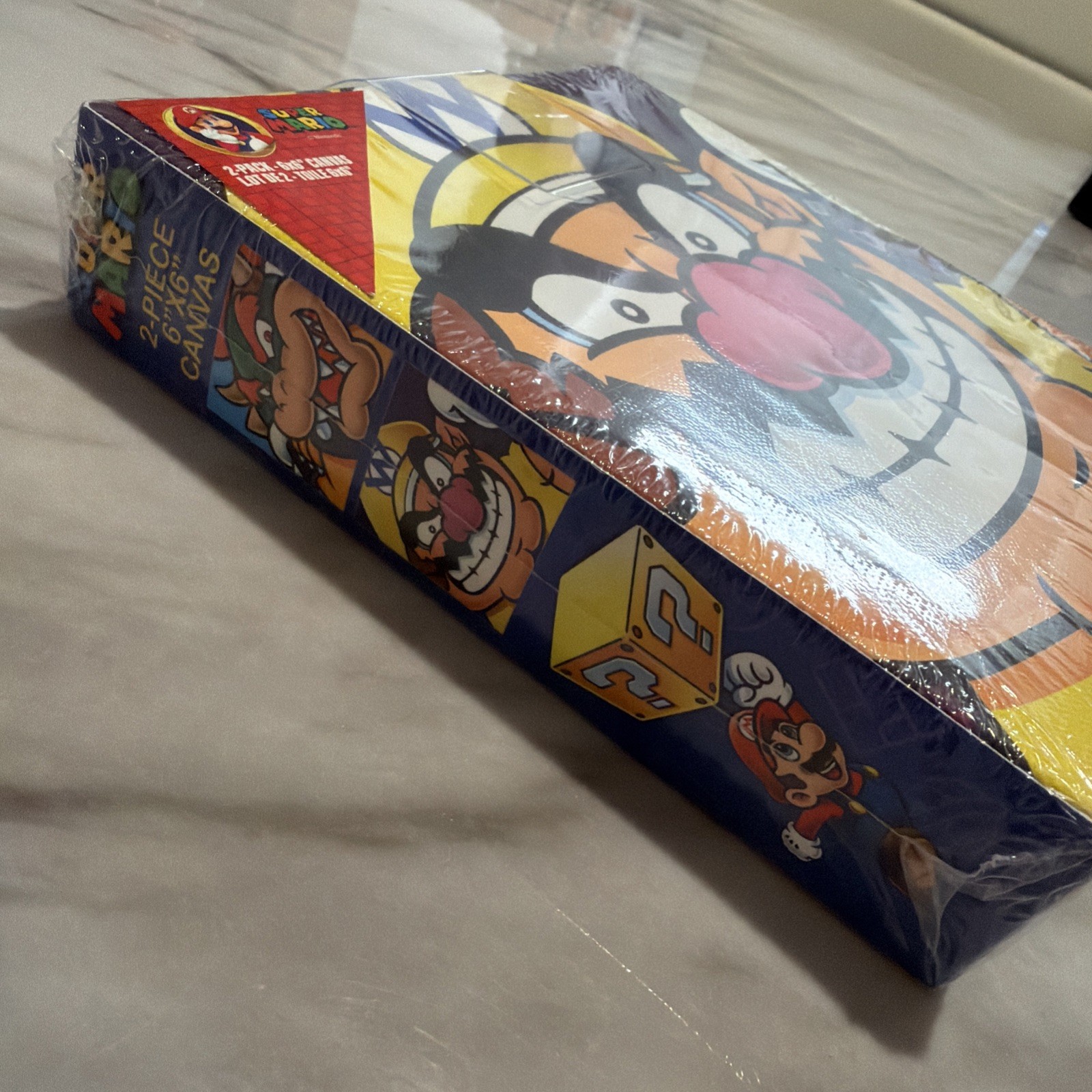 Wario and Bowser 6 x 6 Canvas Pictures By Pyramid Official Nintendo