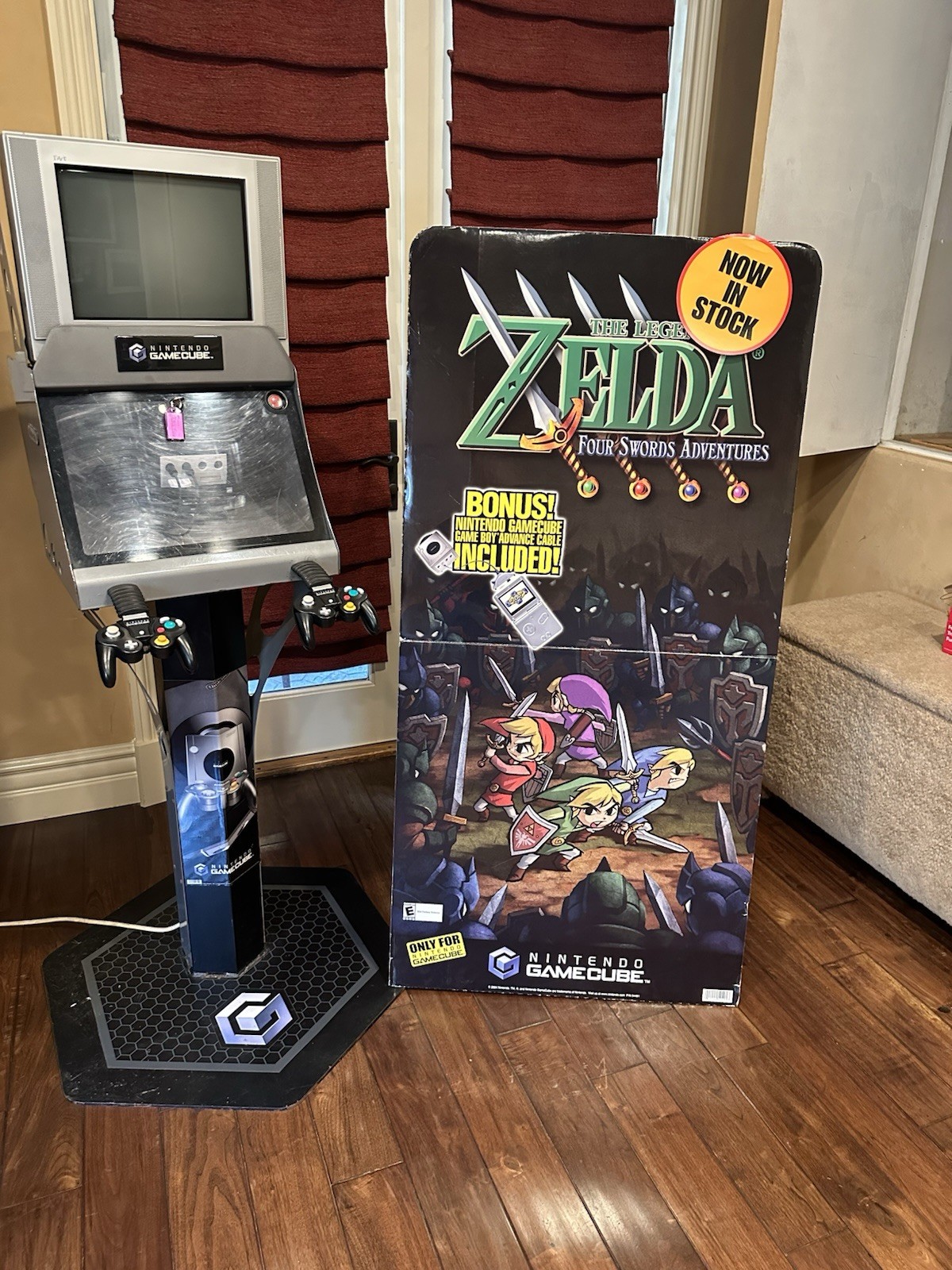 Legend of Zelda Four Swords Adventure Gamecube Promo Store Display Standee OEM⚡️
