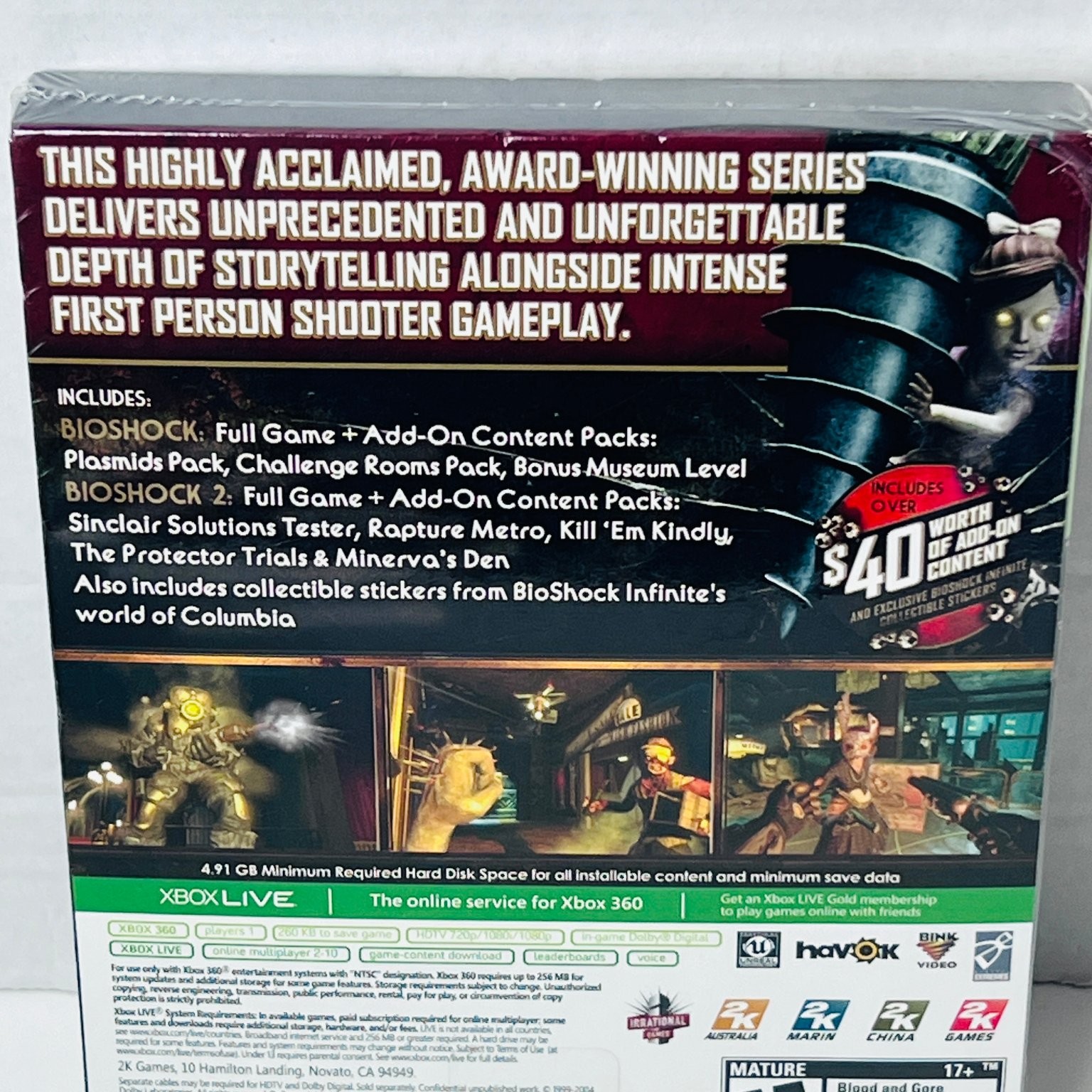 BioShock Ultimate Rapture Edition Xbox 360 Video Game New Sealed