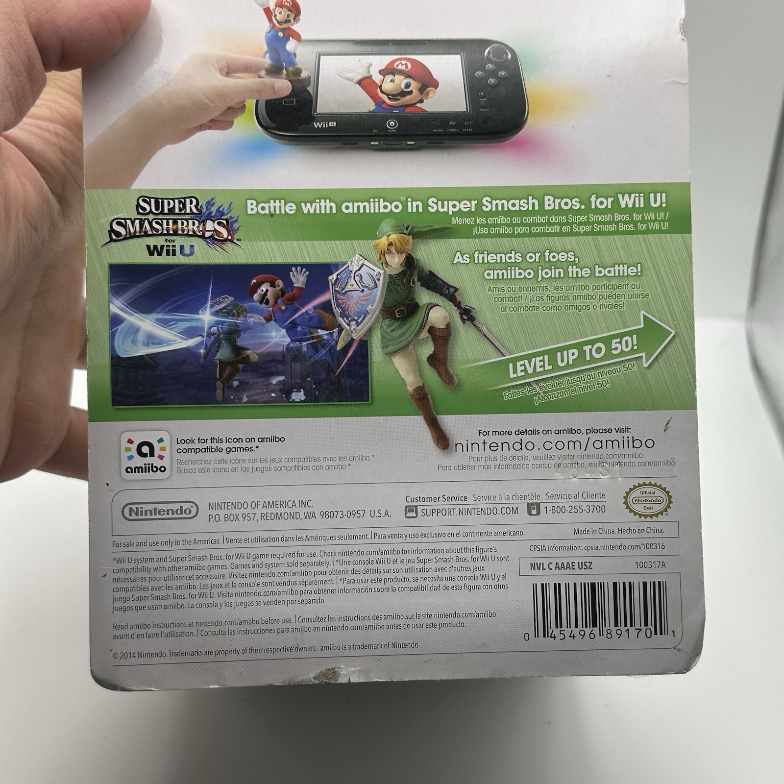 Super Smash Bros Link Amiibo Nintendo Collectible Figure Brand New Sealed READ!