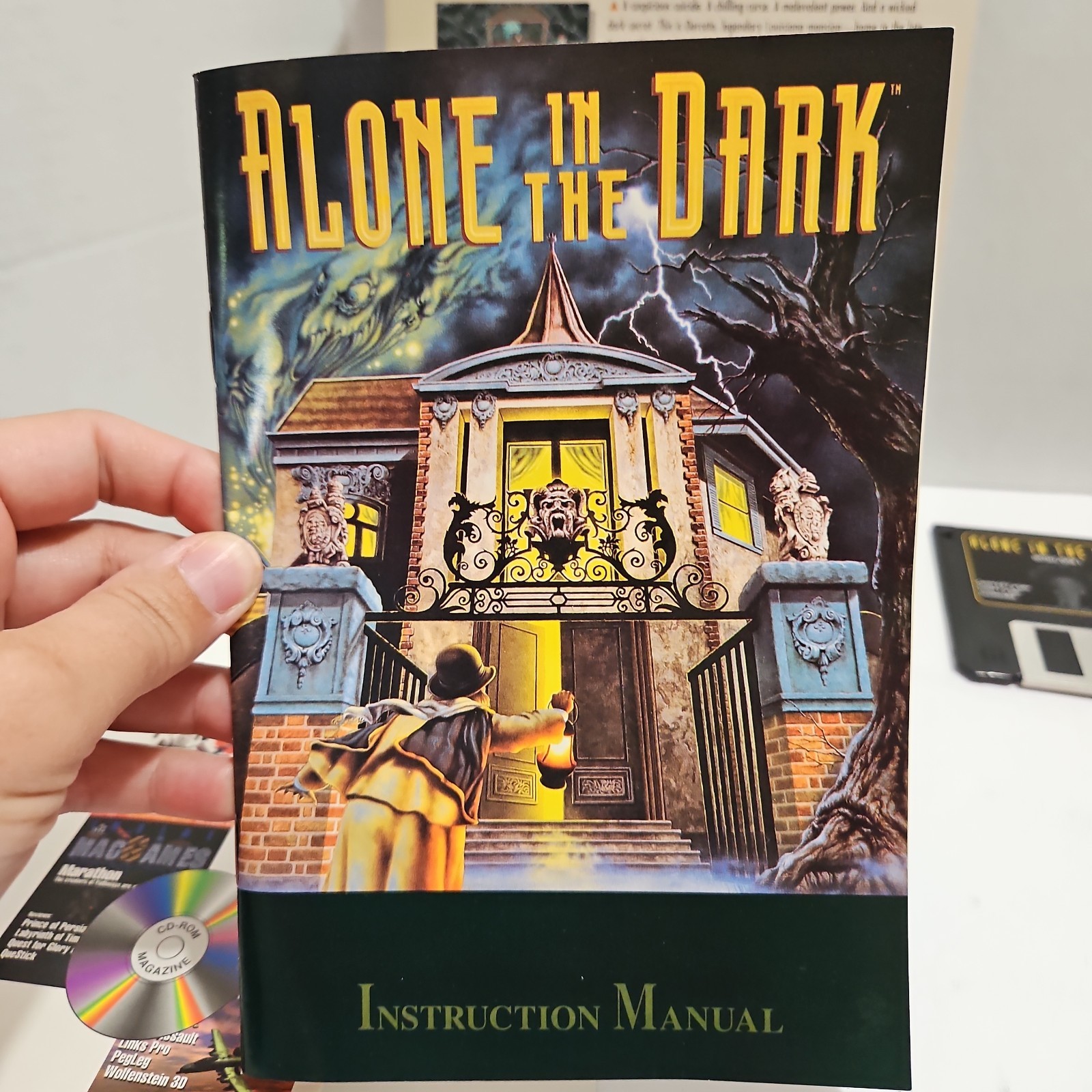 Alone In The Dark Macplay Vintage Mac Macintosh Big Box PC Game