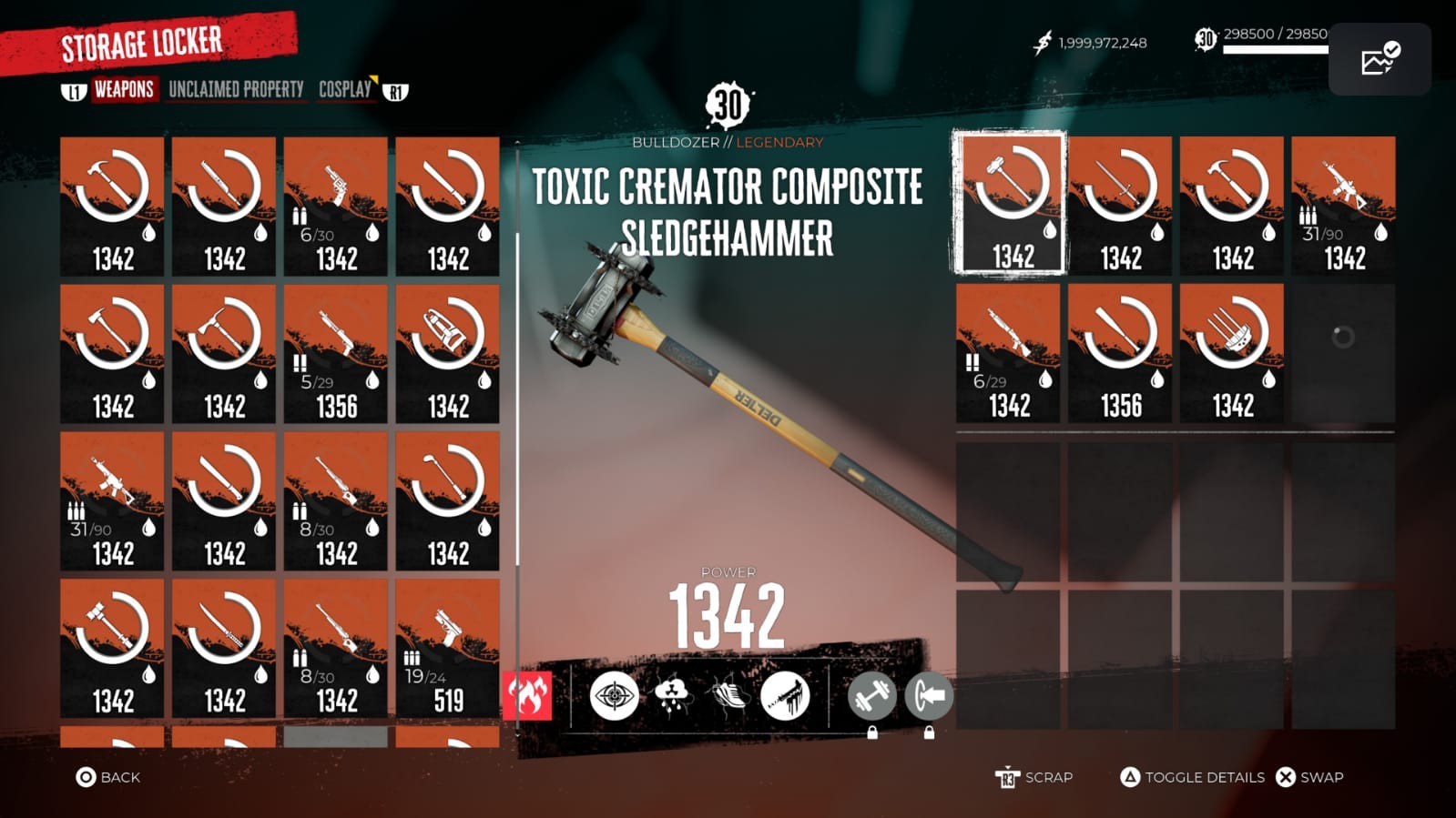 2 Millons Money , weapons mods LV 30 Dead Island 2 ps5, ps4 ( no game)