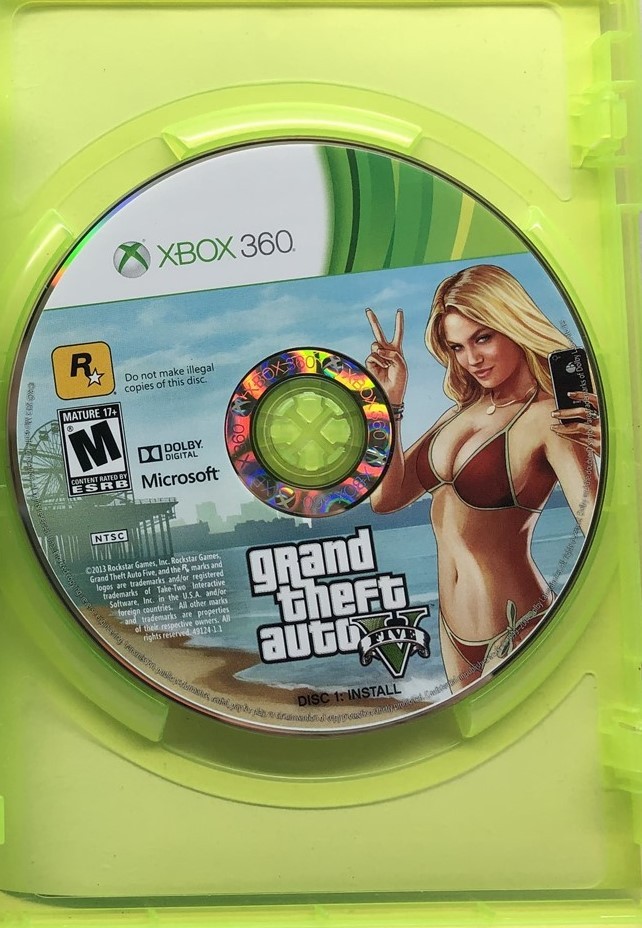 Grand Theft Auto 5 V (Xbox 360, 2013) Clean Tested Working – Free Ship