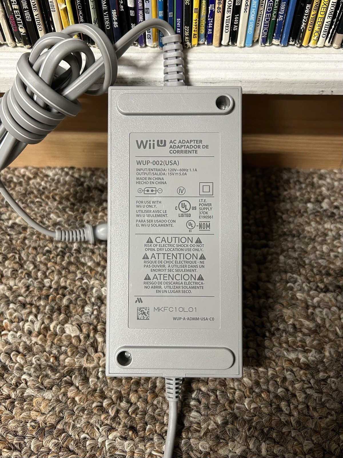 Nintendo Wii U WUP-101(02) 32GB Black – CONSOLE & POWER SUPPLY ONLY – TESTED ✅