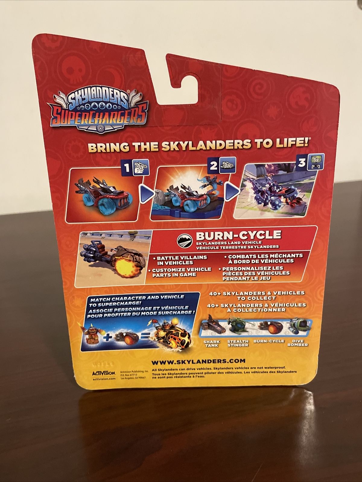 Skylanders Superchargers Burn-Cycle Vehicle BRAND NEW SEALED