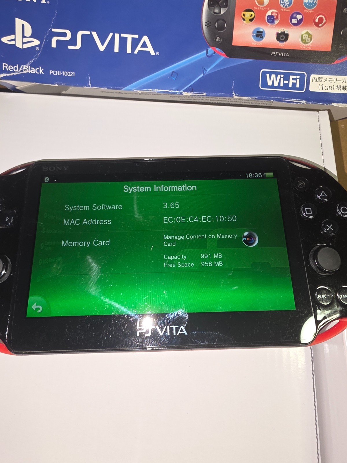 ps vita 2000 black and red