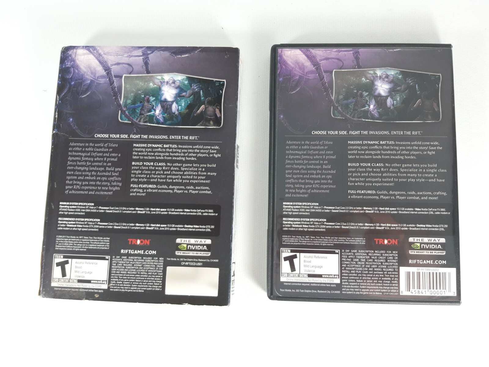 Trion Microsoft PC CD Video Game RIFT 2011