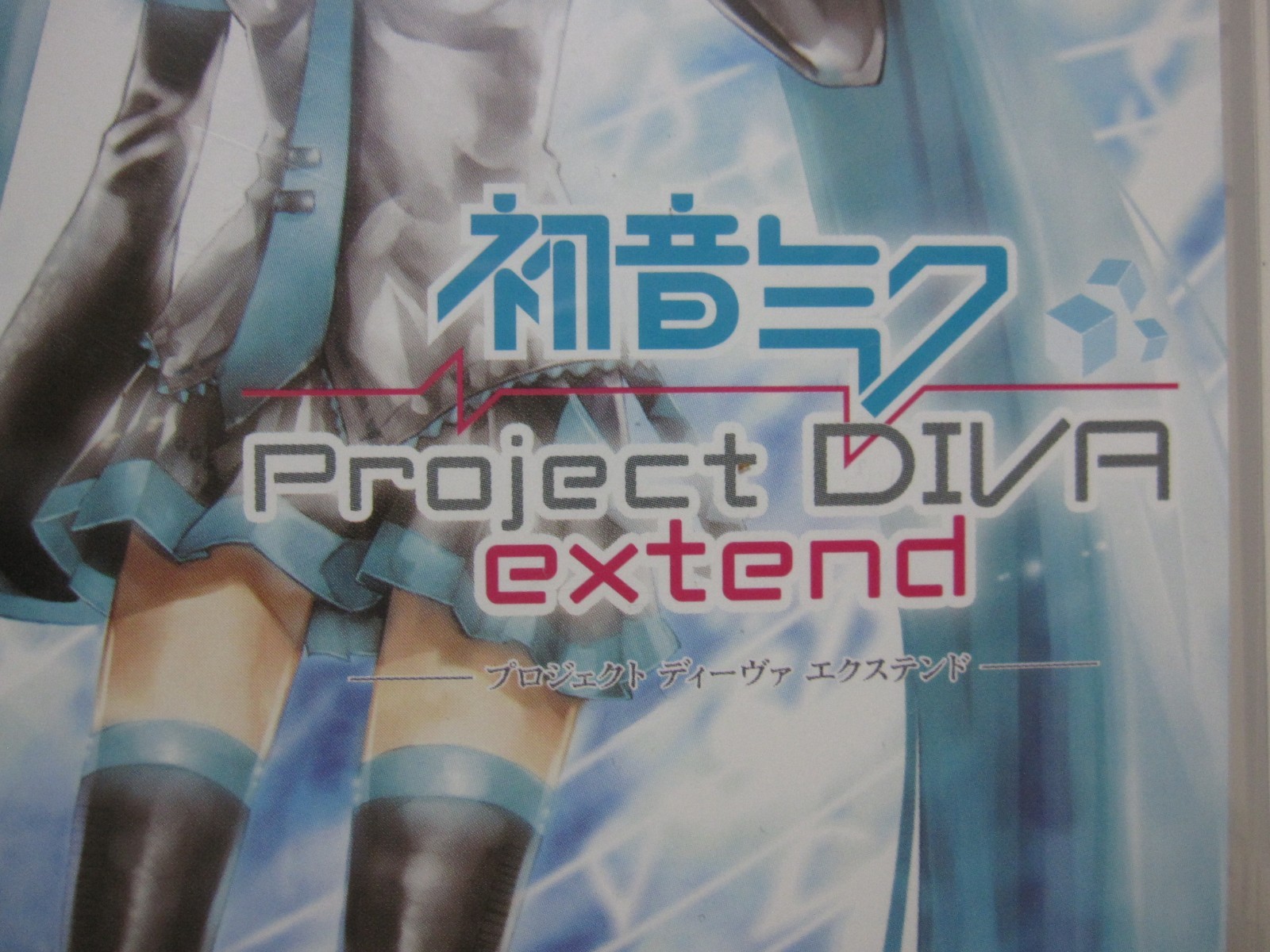 7-14 Days to USA. Hatsune Miku Project Diva Extend. W/Art Card Japanese Version