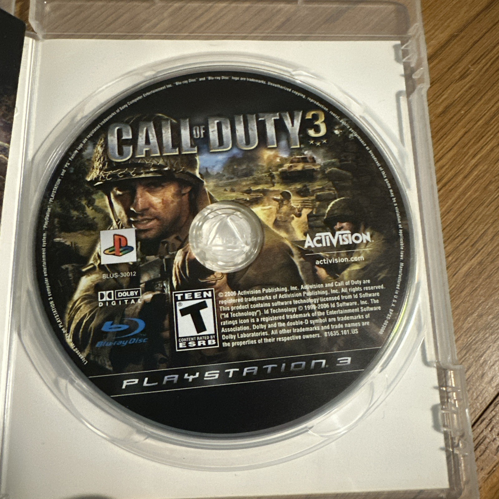 Call of Duty 3 – Sony PlayStation 3