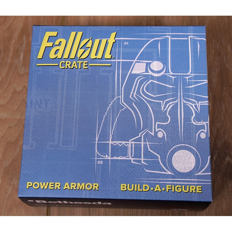 COMPLETE SET! Fallout Build-a-Figure Power Armor & DOG DOGMEAT & GUN Lot of 7