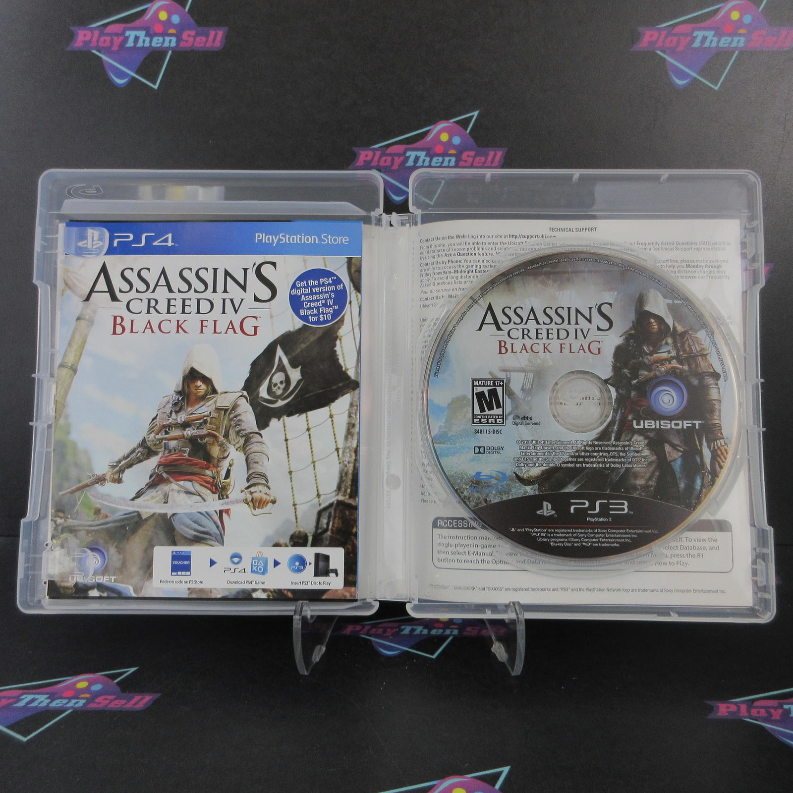 Refurbished Assassin’s Creed IV 4 Black Flag PS3 PlayStation 3 Complete – Exc..
