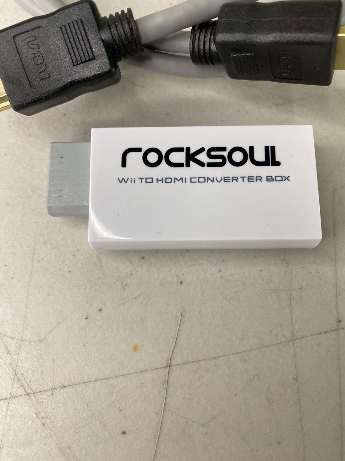 Rocksoul Wii To Hdmi Converter -Video Game Accessories RCA HDMI cable