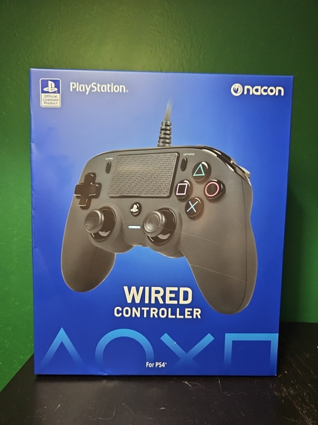 Nacon Wired Controller for PlayStation 4 PS4 and PC Black NEW SEALED