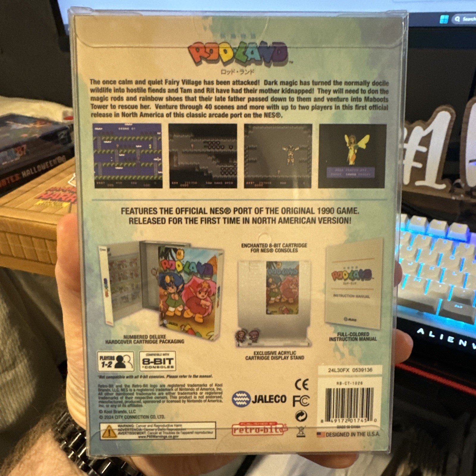 Rod Land – Nitendo NES – Retro-Bit – Limited Run Games – *NEW/SEALED* – FREE S/H
