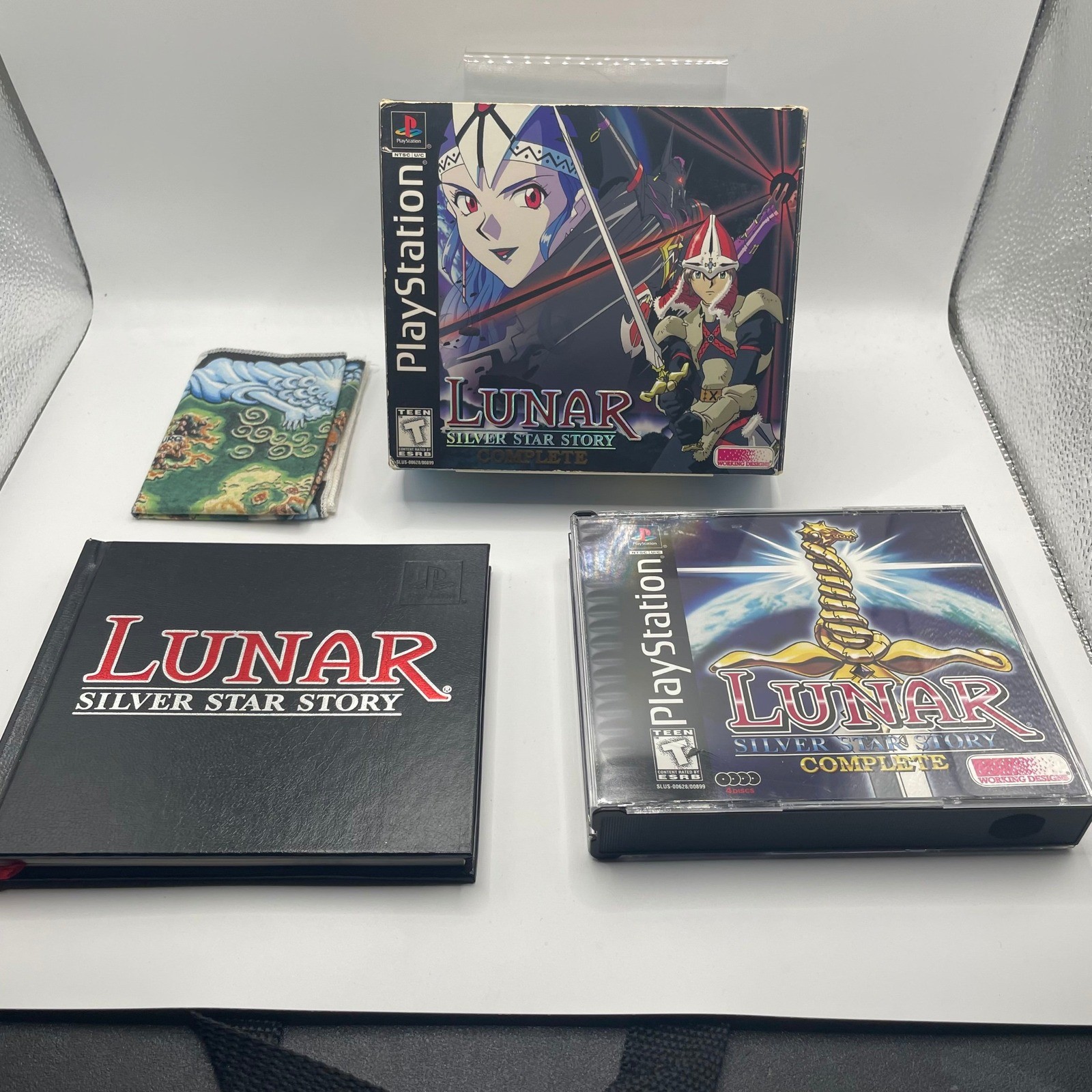 Lunar Silver Star Story Complete PS1 Working Designs Collector’s Edition Boxed