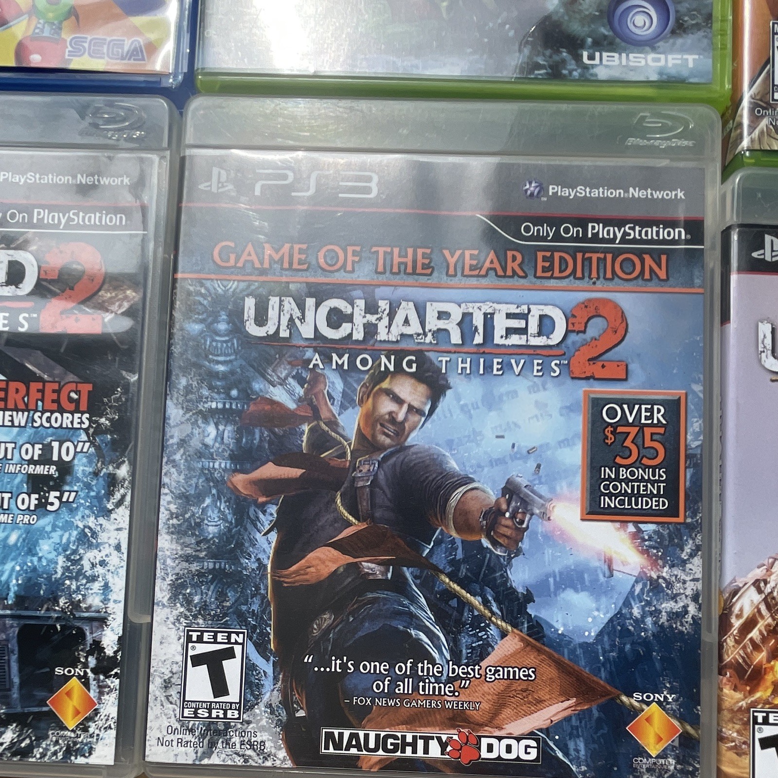 Sonic Mania & Uncharted PS4/PS3 + Xbox 360 Lot: ACIII, Borderlands 2