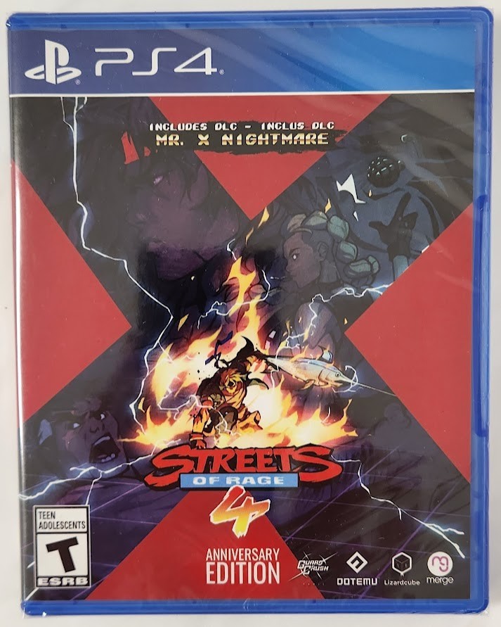 Streets of Rage 4 [Anniversary Edition] PS4 Brand New Game [2021 Beat ’em Up]
