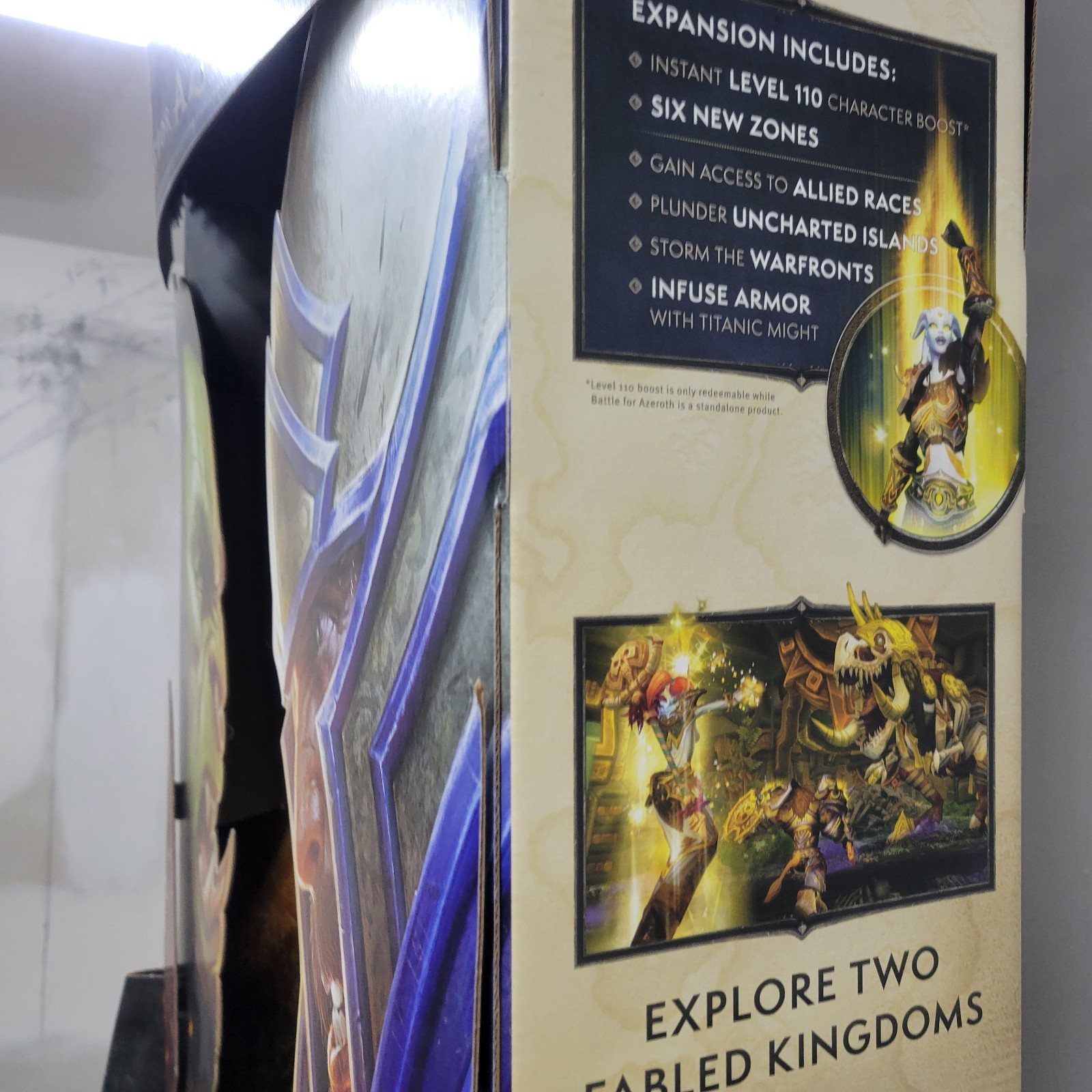 5ft WoW Battle Of Azeroth Game Stop Gaming Store 3D Display Promo World Warcraft