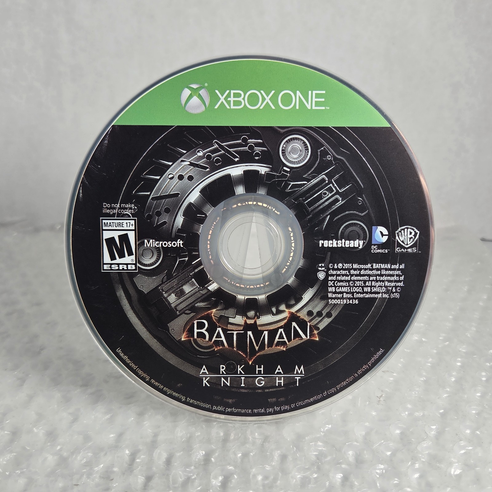Batman Arkham Knight Xbox 1 One Complete In Box CIB Tested Rocksteady DC Comics
