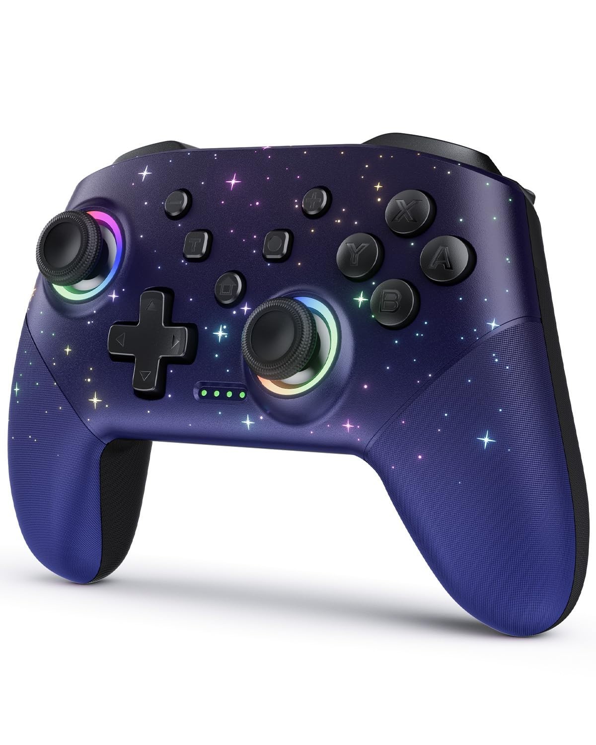 Advanced Wireless Switch Controller with 8 RGB Modes & 10m Range for Gamers