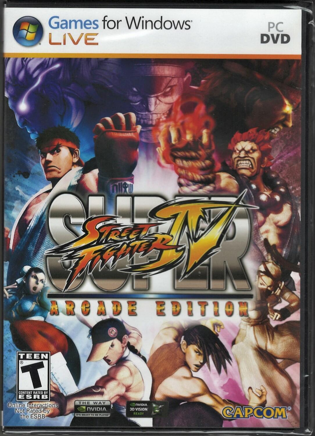 Super Street Fighter IV Arcade Edition PC (Brand New Factory Sealed US Version)