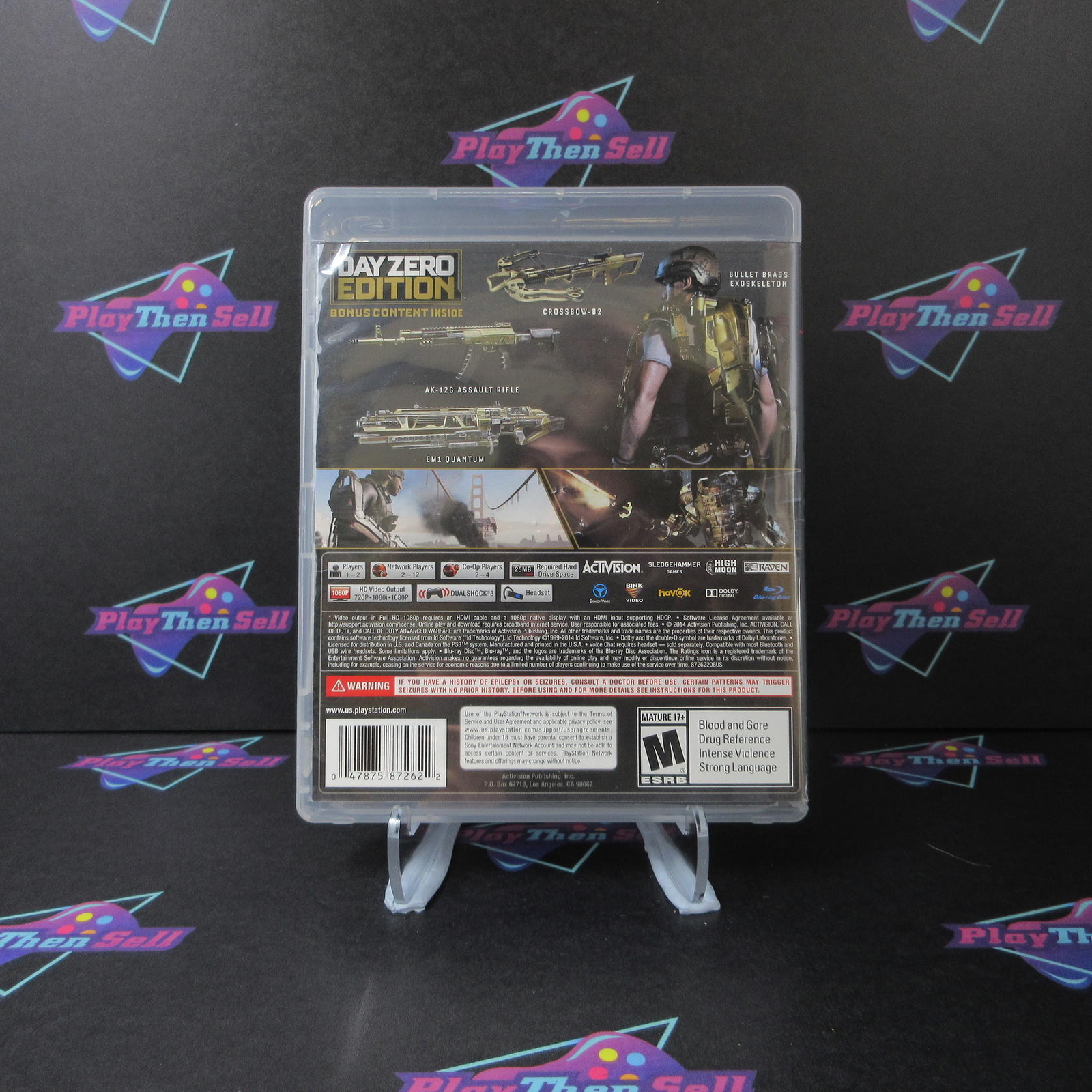 Call of Duty Advanced Warfare Day Zero Edition PS3 PlayStation 3 AD Complete ..