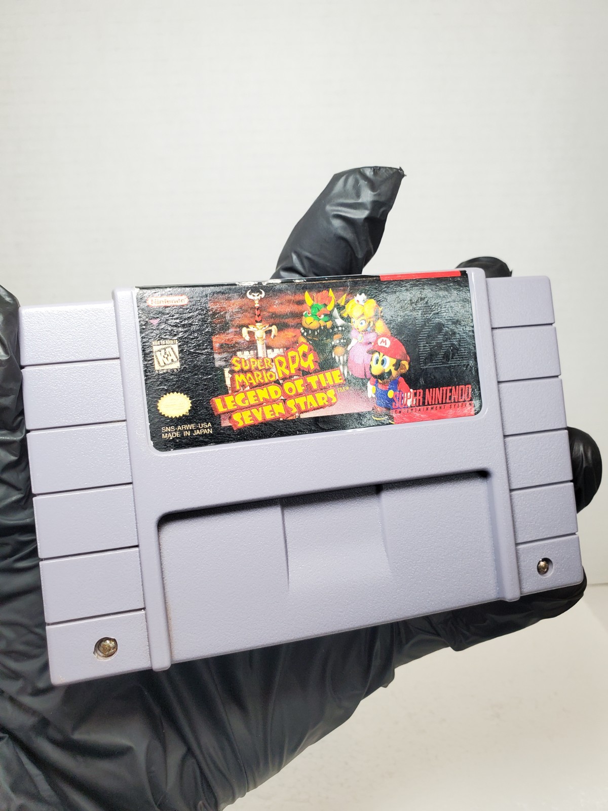 Super Mario RPG Legend Of The Seven Stars ⭐️ AUTHENTIC Cartridge w Cover TESTED✅