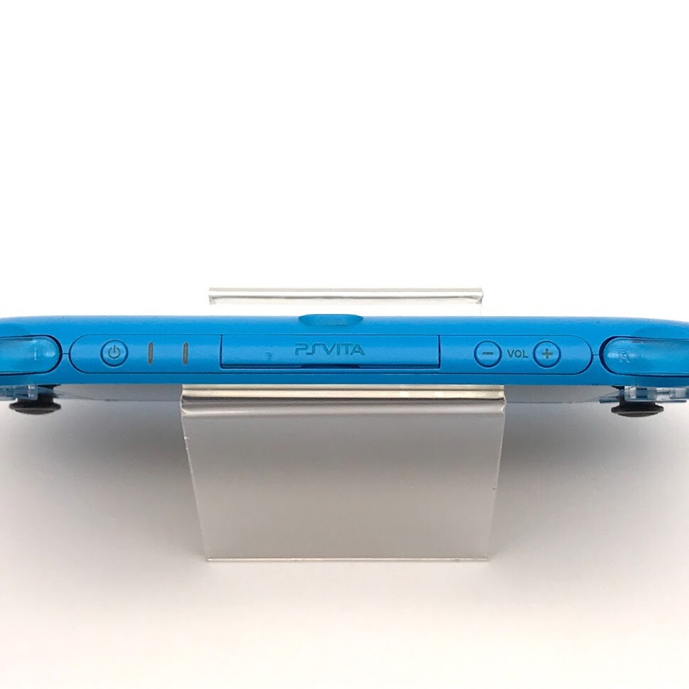 SONY PS Vita PCH-2000 Slim Aqua Blue Wi-Fi LCD w/ Charger “Excellent+”
