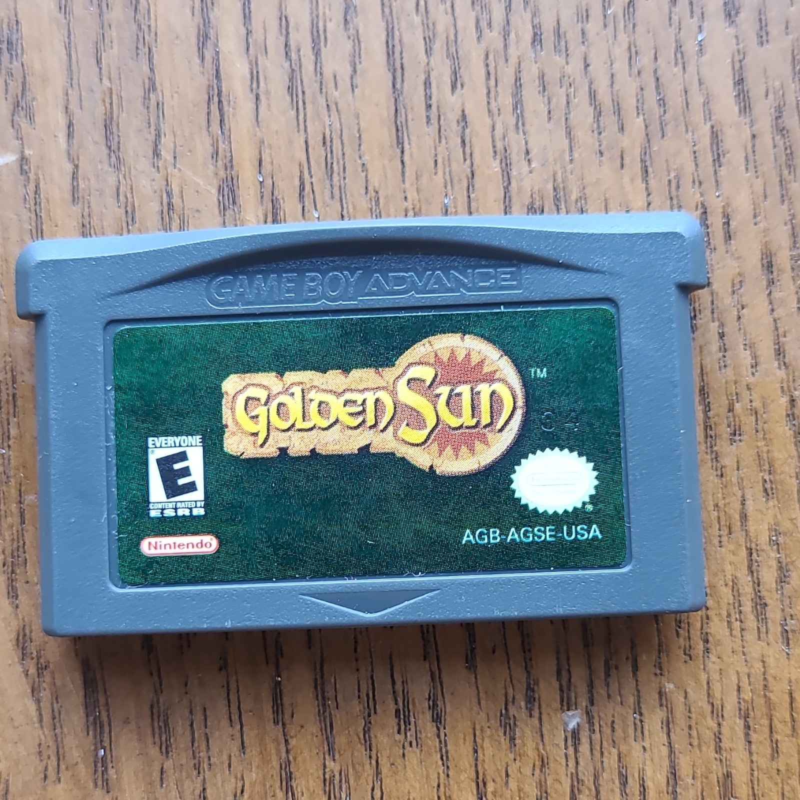 Nintendo Golden Sun GBA NTSC-U/C E-Everyone Golden Sun Cartridge Only
