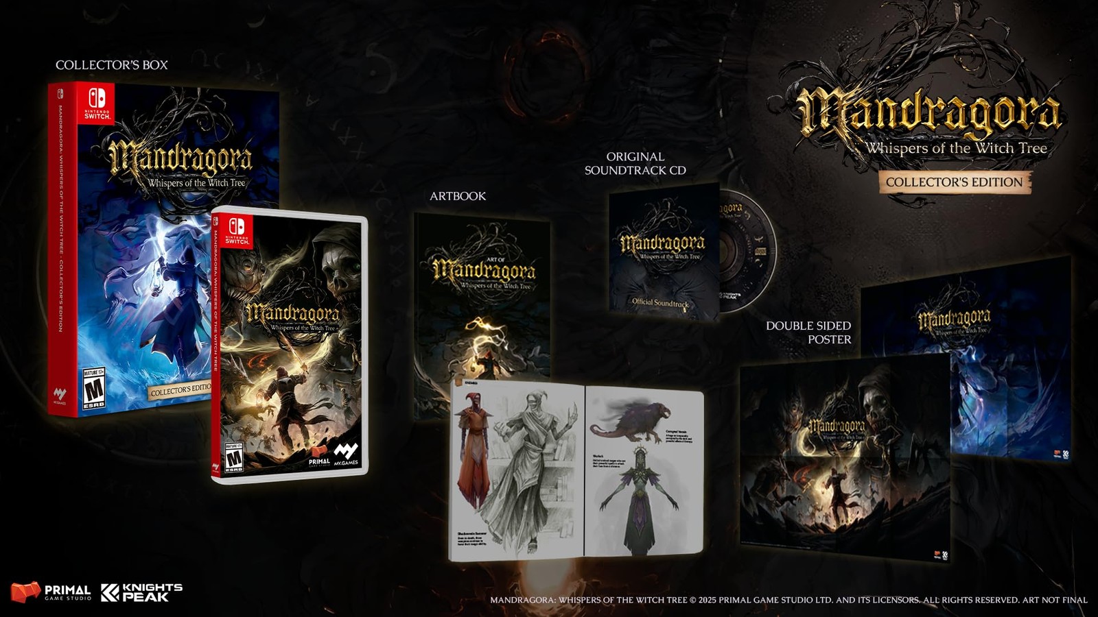 Mandragora: Whispers of the Witch Tree – Collectors Edition – Nintendo Switch