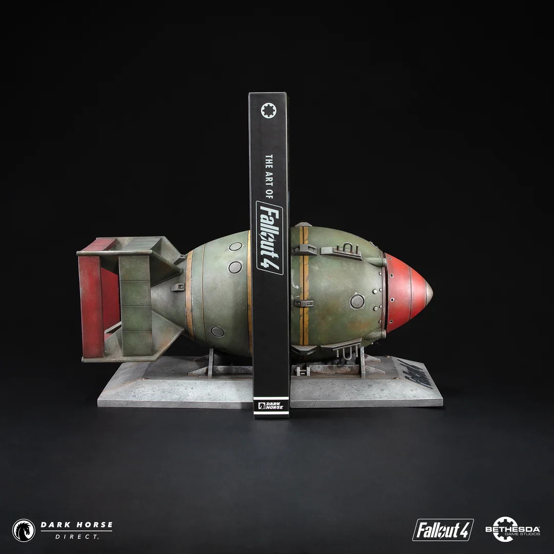 Fallout 4 Liberty Prime Nuke Bomb Bookends Limited Edition X/1000