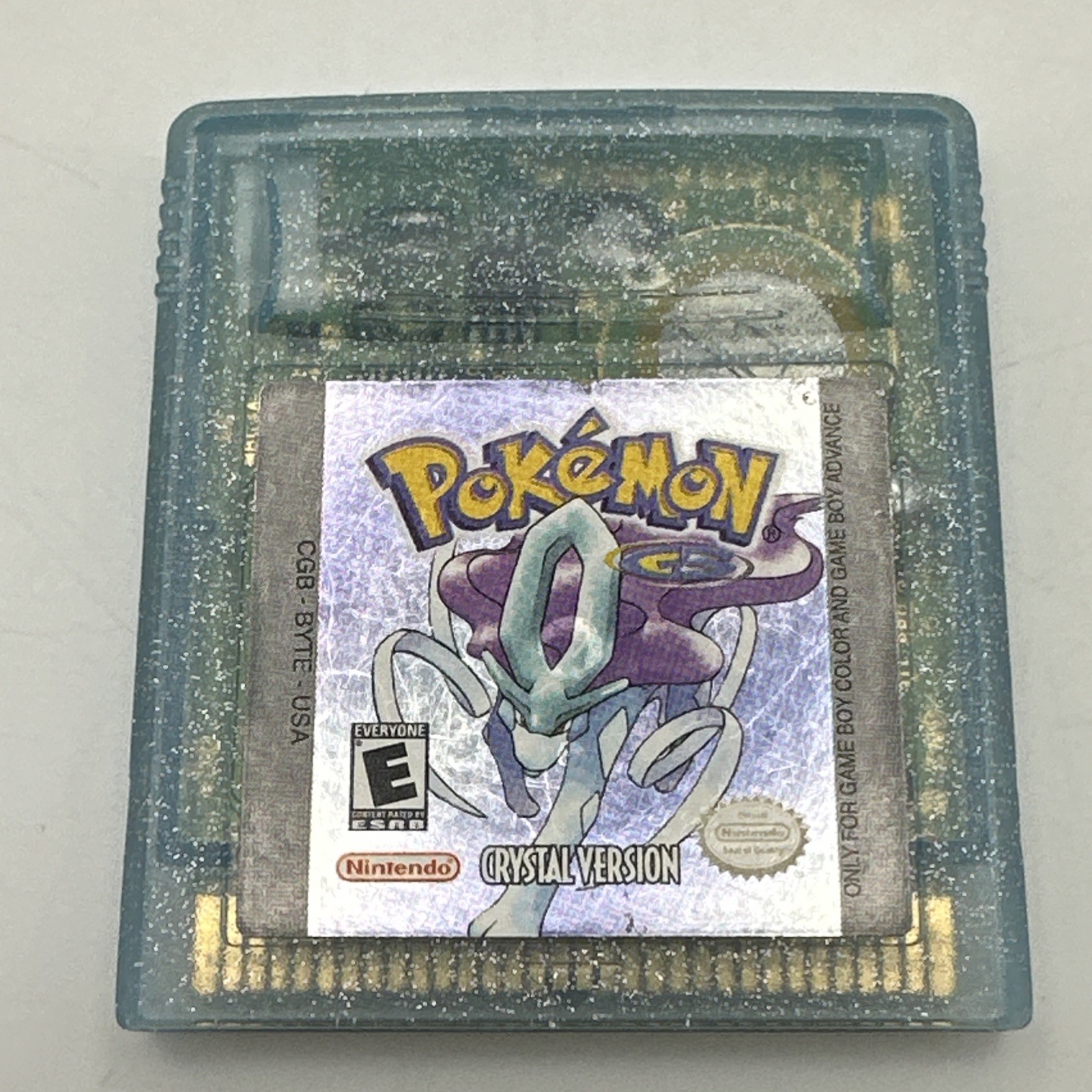 Pokemon Crystal Version Authentic Nintendo Gameboy, Tested Working – NEW BATTERY