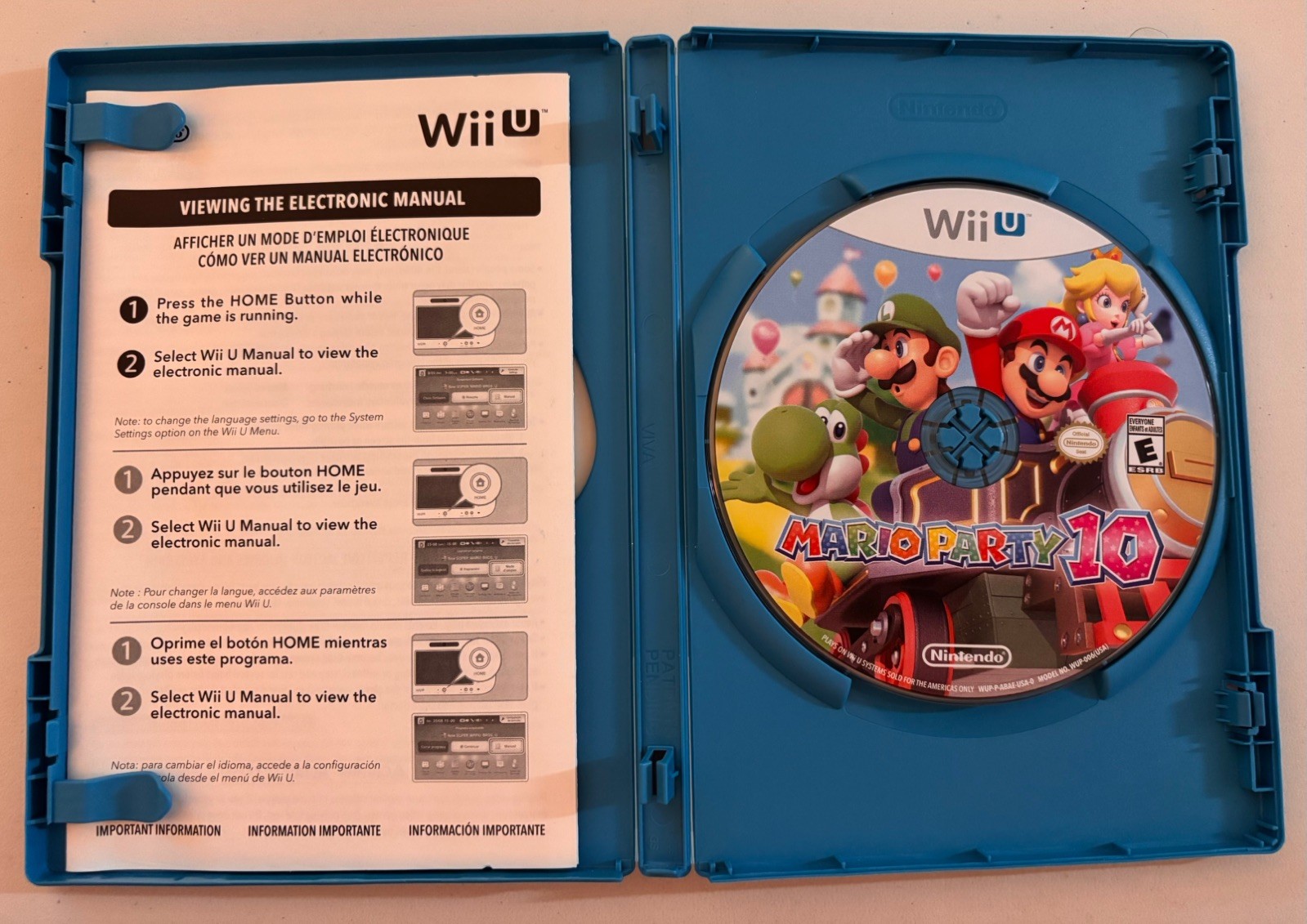 Mario Party 10 Nintendo Wii U Complete CIB – Tested Nice Condition