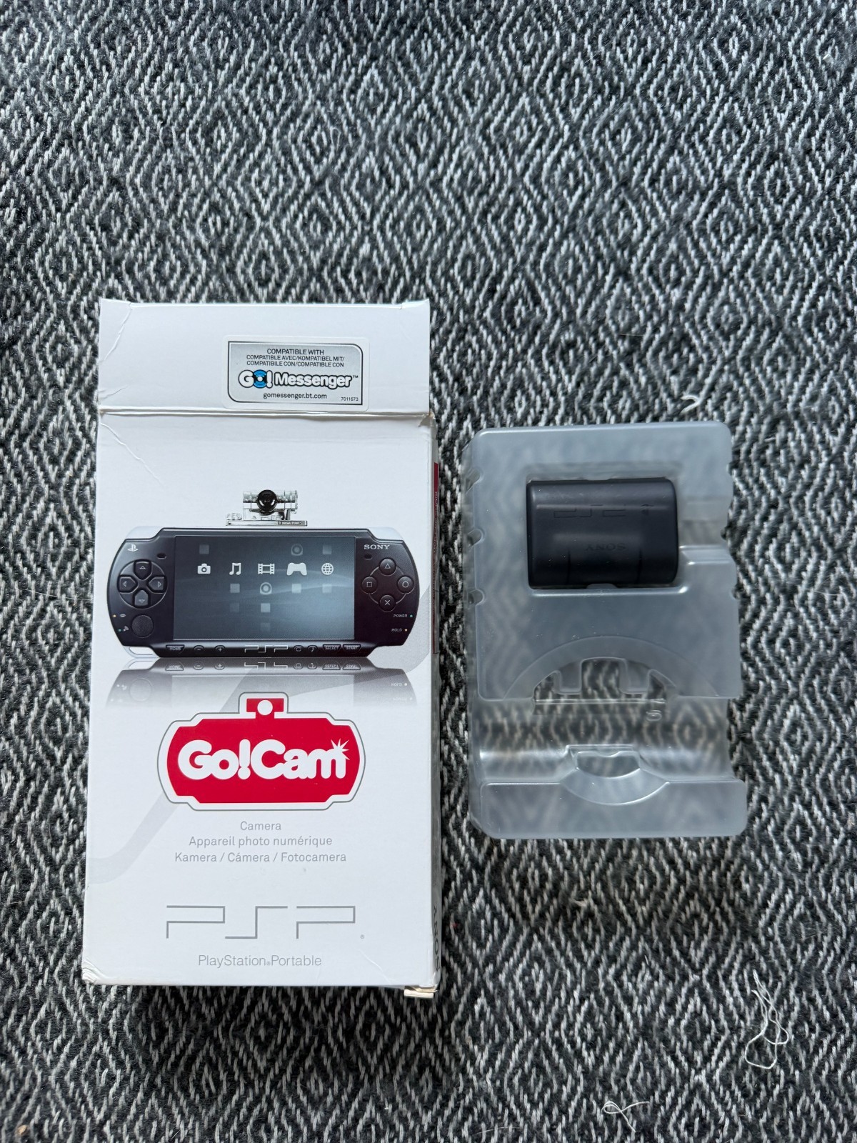 PSP CAMERA 300 SILVER GO!CAM 1.3 Mega Pixels Official Sony Playstation Portable