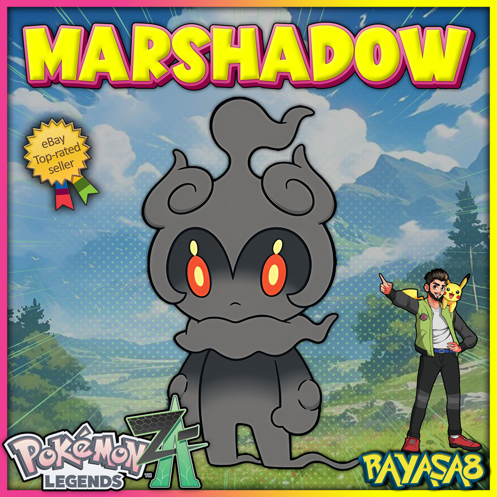 🔥 Marshadow Mythical Pokemon Legends ZA Best Stats 🌟