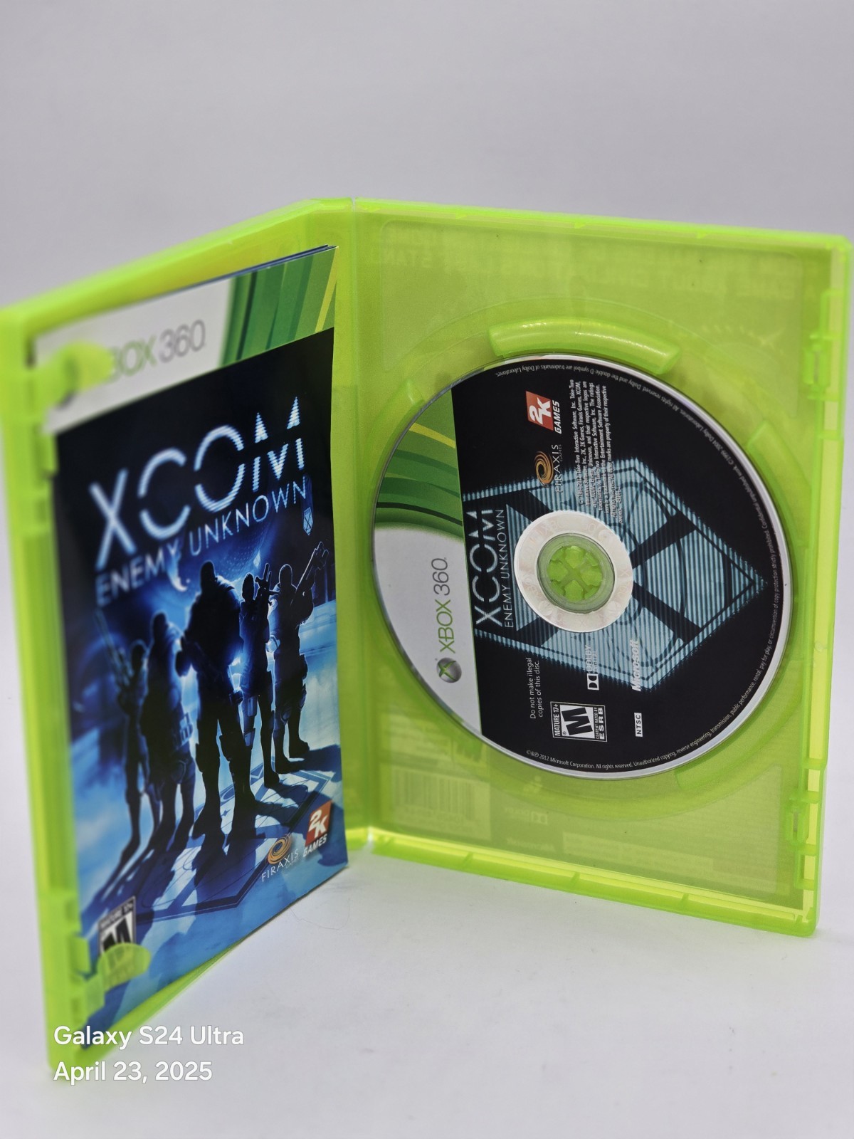 Xcom Enemy Unknown (Microsoft Xbox 360) Complete W/ Manual CIB TESTED