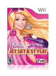 Barbie: Jet, Set & Style (Nintendo Wii, 2011) Complete & Tested