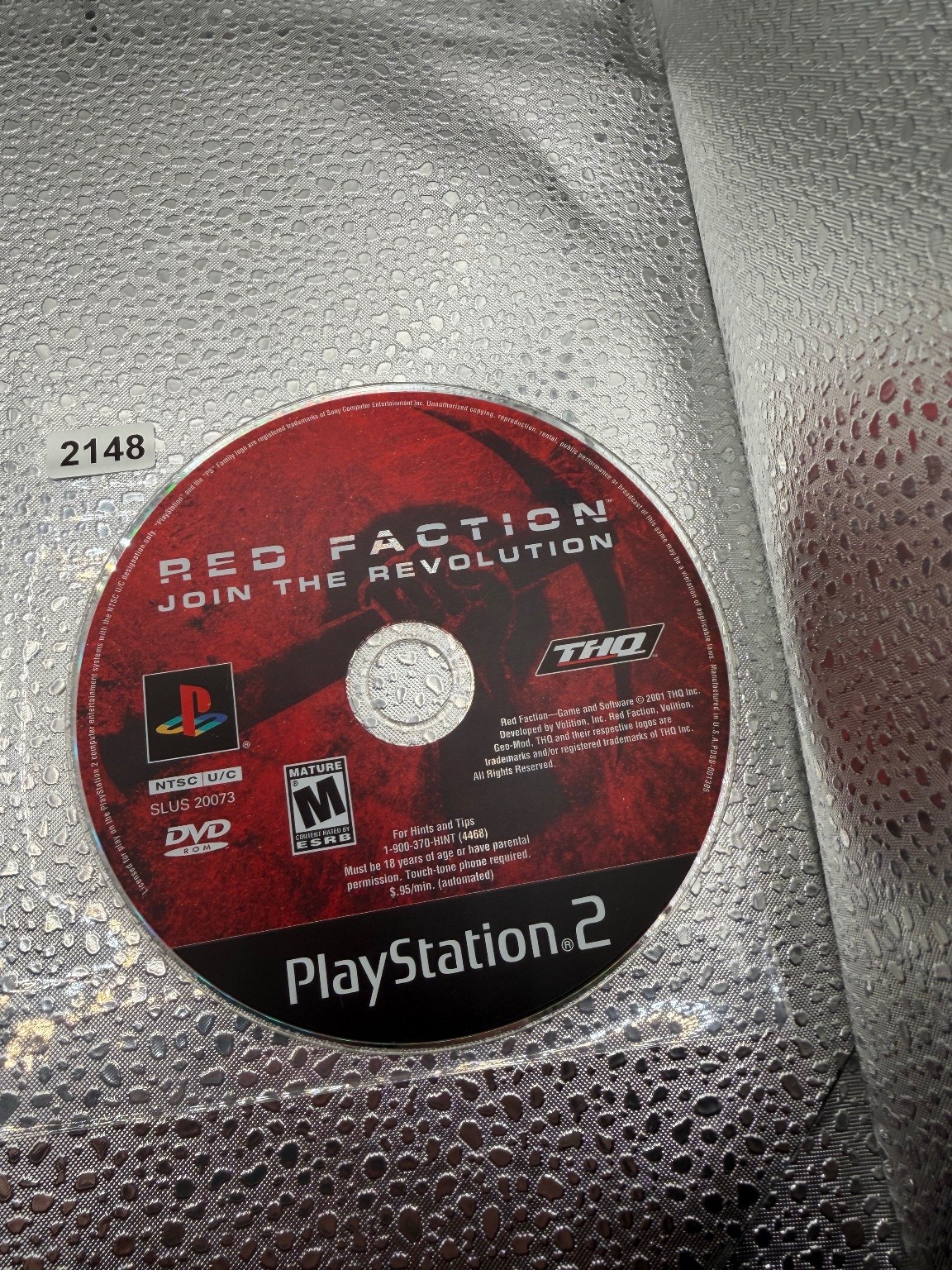 Red Faction Join Revolution PlayStation 2 PS2 NTSC U/C FPS Video Game