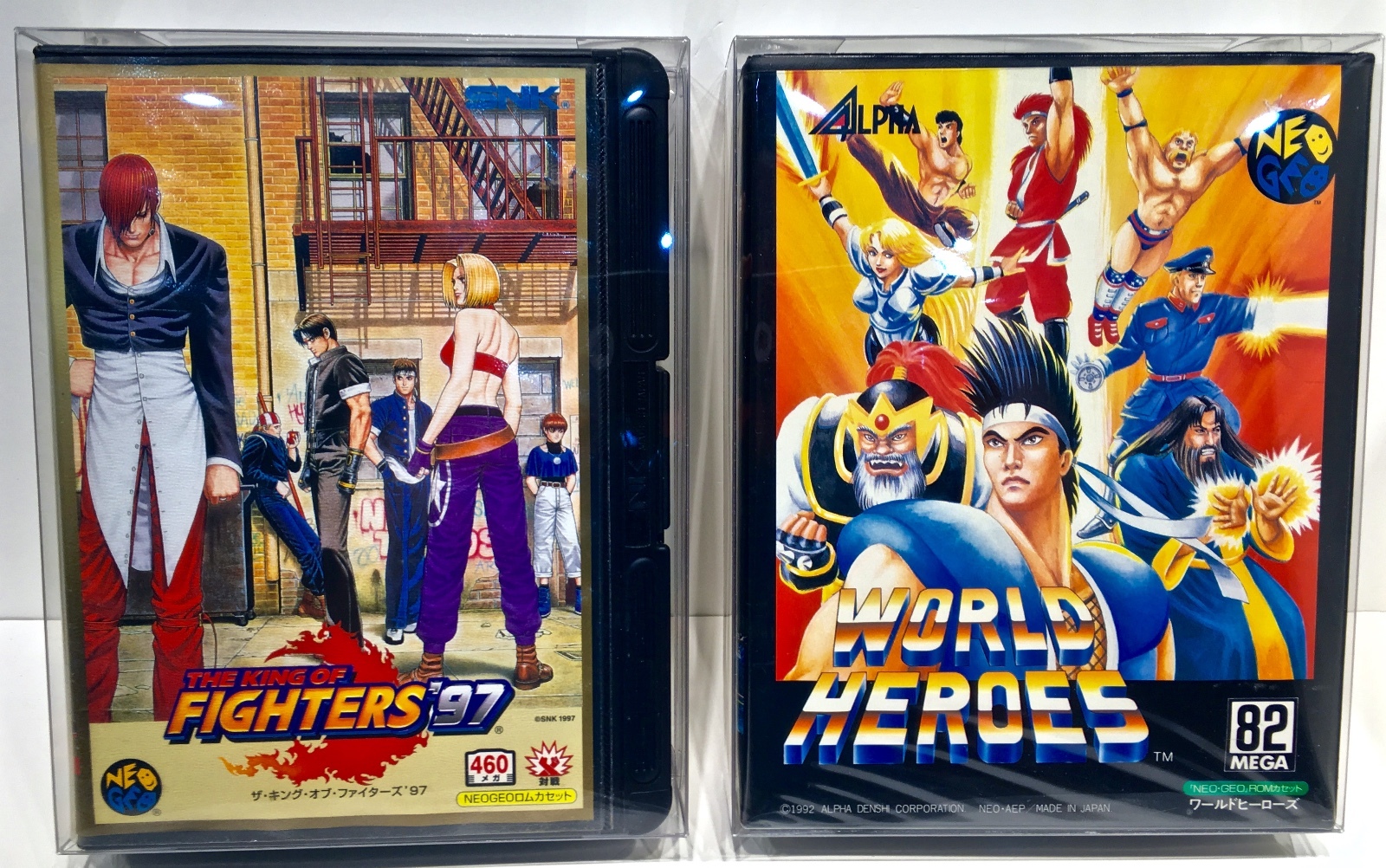 15 Box Protectors for NEO GEO AES Game Boxes Standard / Clamshell Display Cases