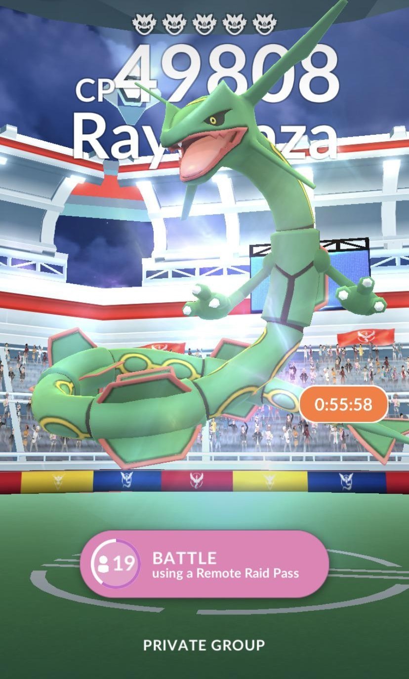 Rayquaza Remote Raid Invites Pokémon GO – Road of Legends Background chance