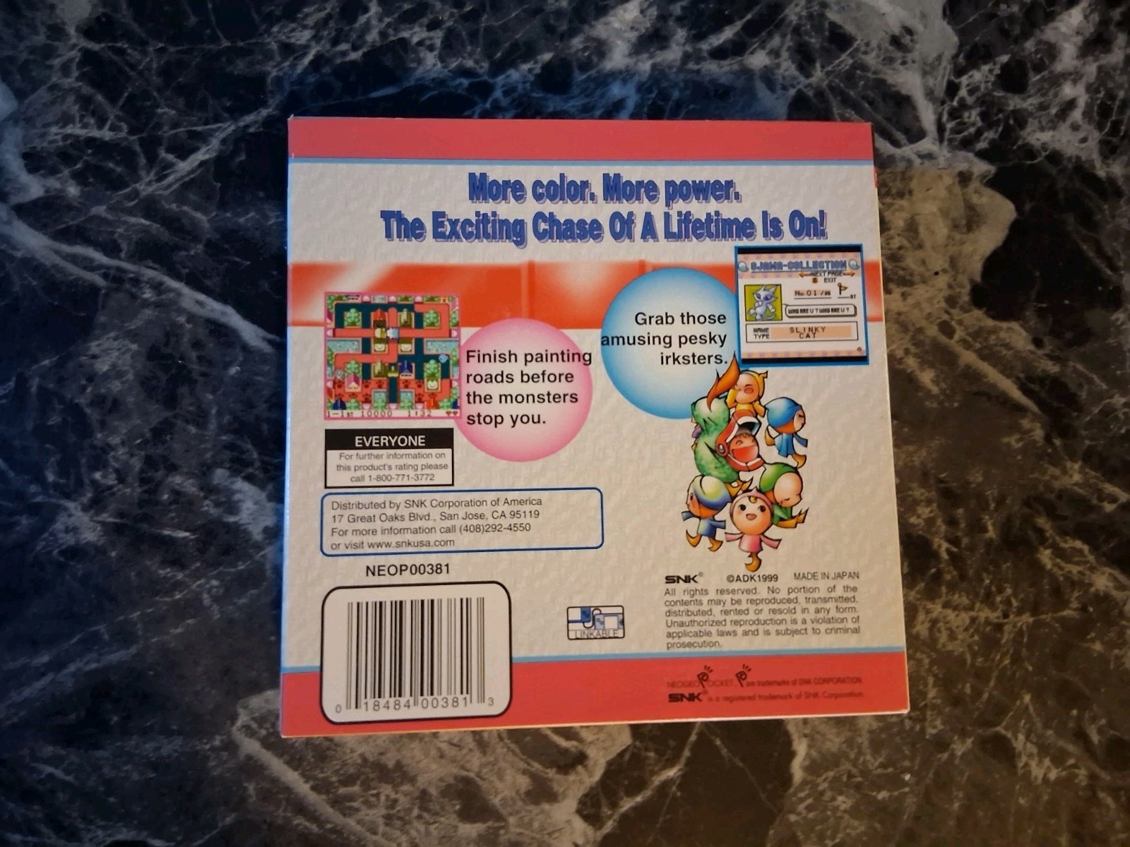 Crush Roller Neo Geo Pocket Color Complete CIB Tested Excellent Condition