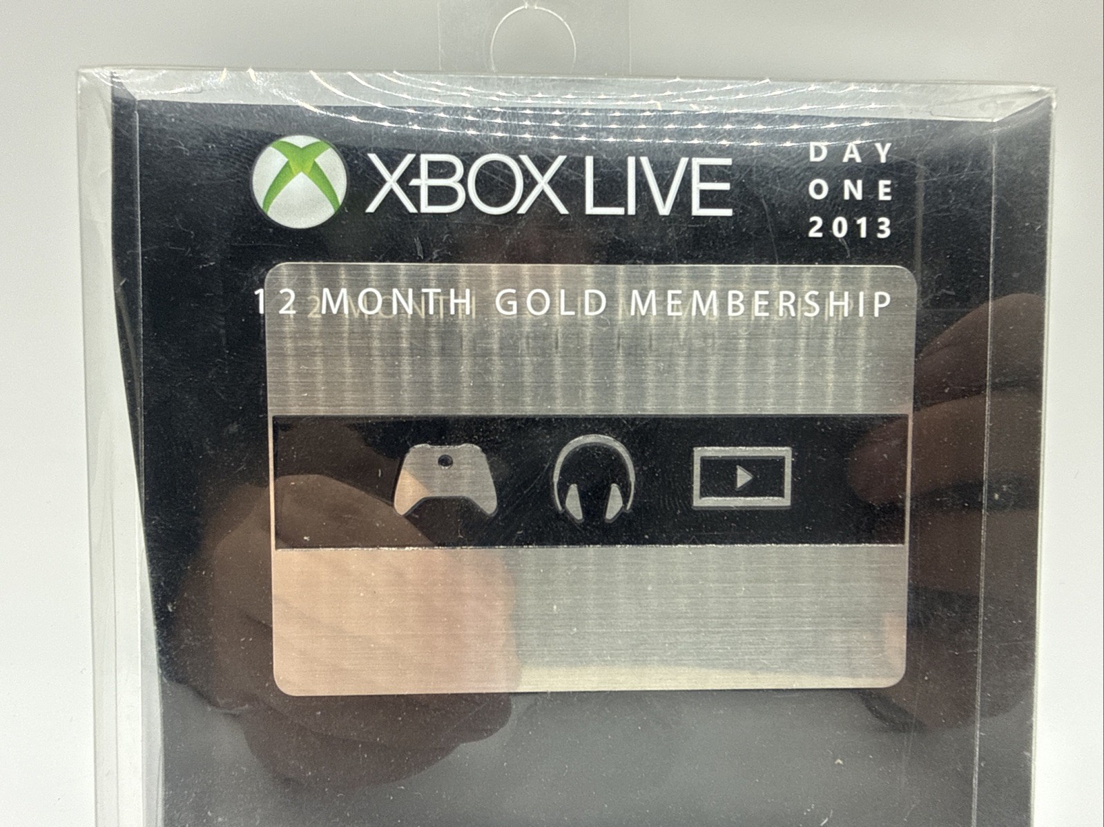 Xbox LIVE 12 Month Membership Day One 2013 Promo Metal Microsoft RARE!