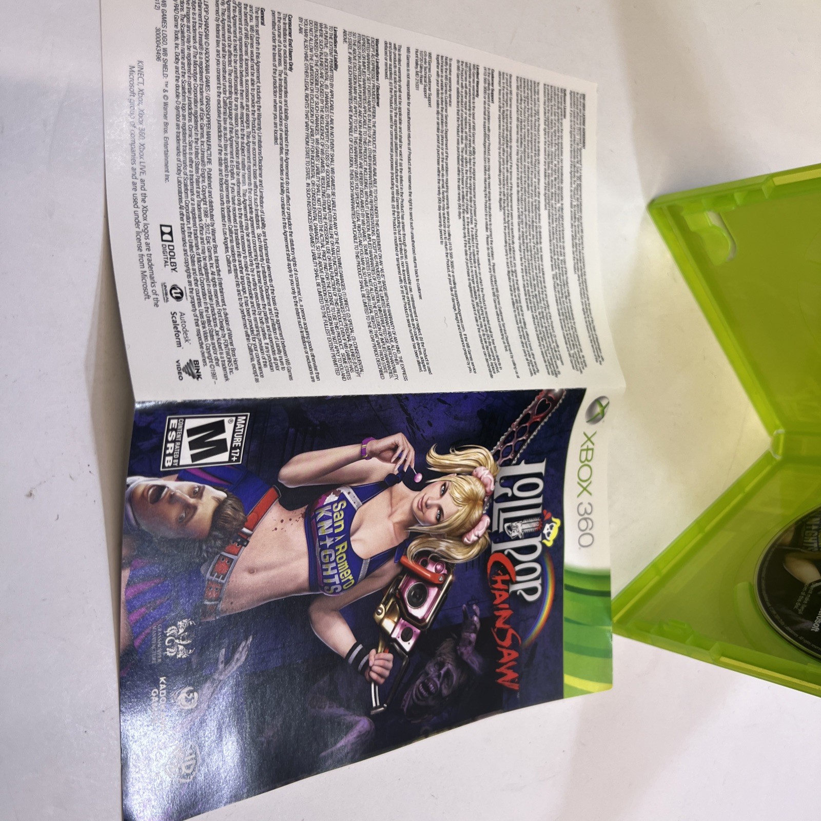 Lollipop Chainsaw (Microsoft Xbox 360, 2012) (used)