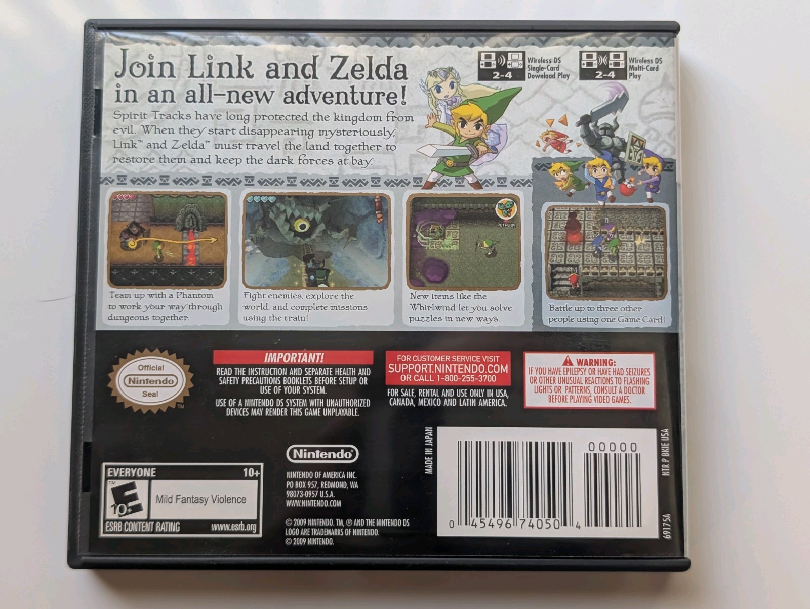 The Legend of Zelda: Spirit Tracks (DS, 2009) Complete CIB