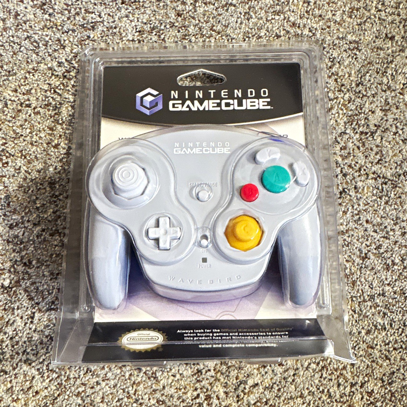 Nintendo WaveBird Wireless Controller w/ Receiver Silver FACTORY SEALED
