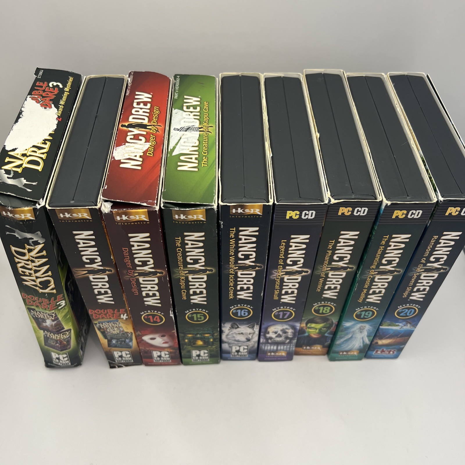 Nancy Drew PC Game Lot of 9 Big Box Adventure Mystery HER Interactive