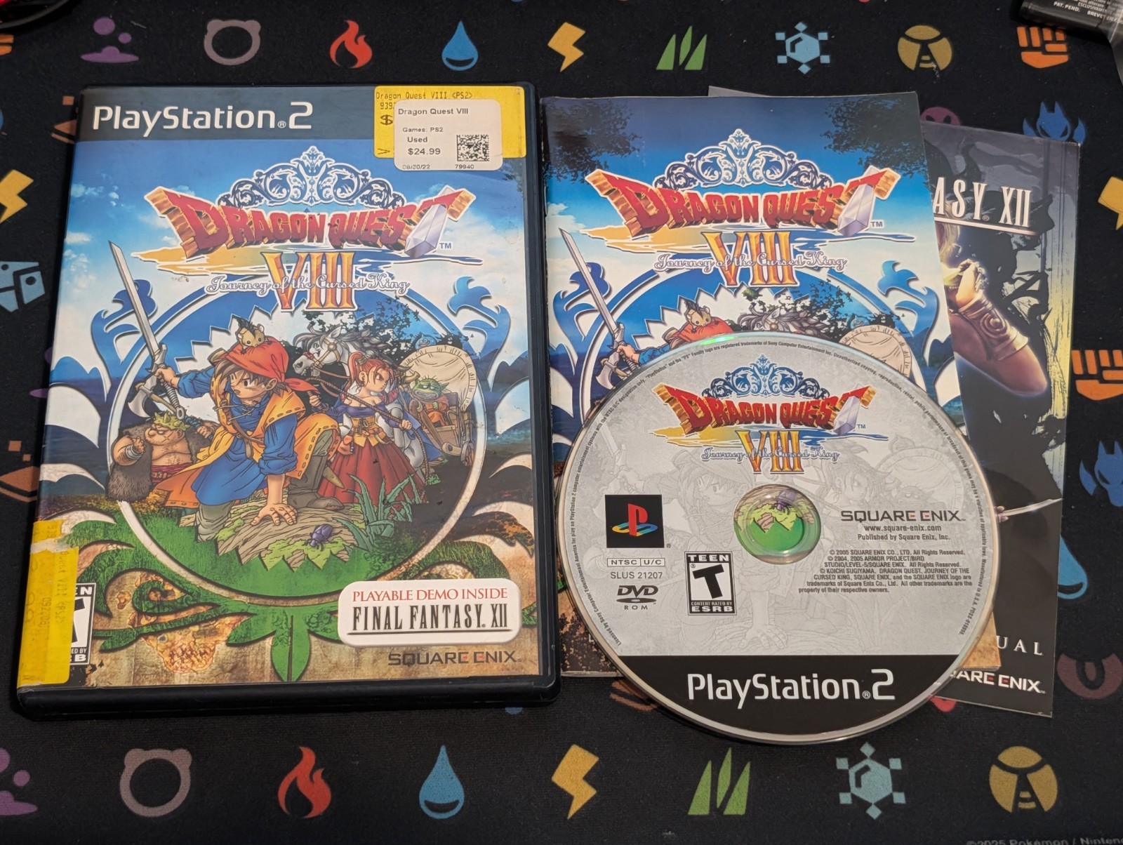 Dragon Quest VIII: Journey of the Cursed King (Sony PS2) Minty Disc W/ Reg Card