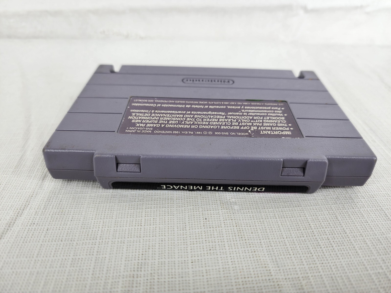 Dennis The Menace (Super Nintendo Entertainment System SNES) Tested
