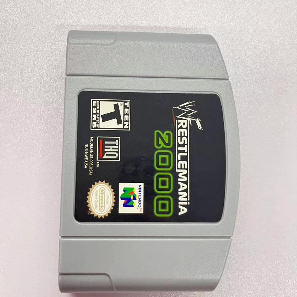 WWF WrestleMania 2000 – Nintendo 64 (N64) Popular title Complete set