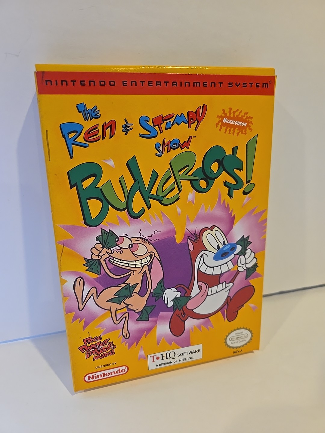 Ren & Stimpy Show: Buckaroo (NES, 1993) Complete CIB